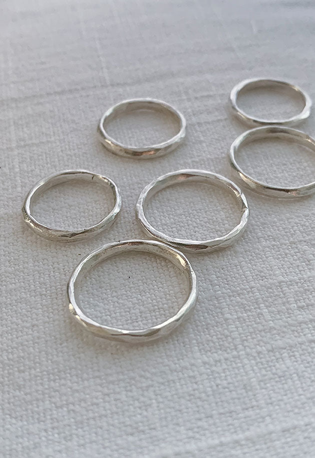 Metal Rings Small Silver